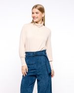 BLOUSE KNITTED HIGH NECK - Image 3