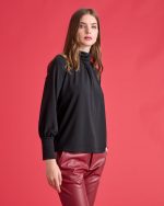 BLOUSE KNITTED HIGH NECK - Image 5