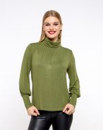 BLOUSE KNITTED HIGH NECK - Image 9