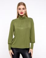 BLOUSE KNITTED HIGH NECK - Image 10