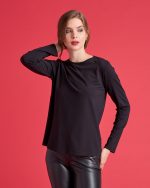 BLOUSE LYCRA ROUND NECK - Image 3