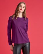 BLOUSE LYCRA ROUND NECK - Image 10