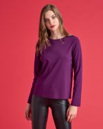 BLOUSE LYCRA ROUND NECK - Image 11
