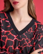 KNITTED BLOUSE PRINTED - Image 3