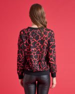 KNITTED BLOUSE PRINTED - Image 4