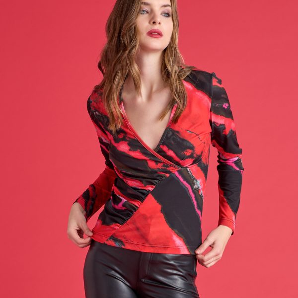BLOUSE PRINTED