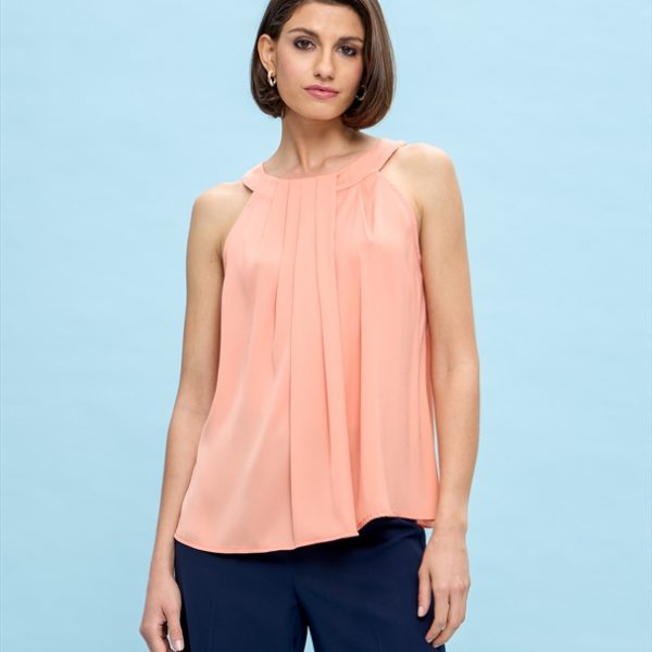 BLOUSE HALTER NECK
