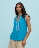 BLOUSE VISCOSE SLEEVELESS - Image 3