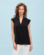 BLOUSE V NECK