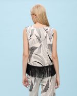 BLOUSE PRINTED FRINGES - Image 5