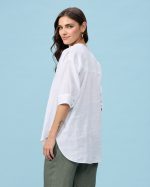 BLOUSE LINEN THREE QUARTER SLEEVE - Image 12