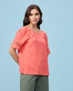 BLOUSE SHORT SLEEVE
