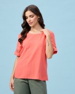 BLOUSE SHORT SLEEVE - Image 9