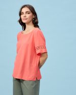 BLOUSE SHORT SLEEVE - Image 11