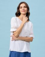 BLOUSE SHORT SLEEVE - Image 18