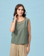 LINEN ROUND CUT WORK - Image 14