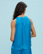 BLOUSE SATIN HALTER NECK - Image 6