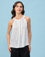 BLOUSE SATIN HALTER NECK - Image 8
