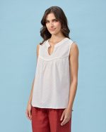 BLOUSE COTTON EMBOSSED - Image 2