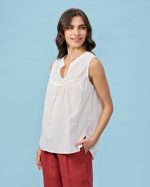 BLOUSE COTTON EMBOSSED - Image 4