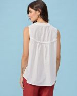 BLOUSE COTTON EMBOSSED - Image 6