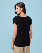 BLOUSE LYCRA V NECK - Image 5