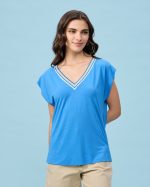 BLOUSE LYCRA V NECK - Image 13