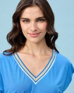 BLOUSE LYCRA V NECK - Image 14