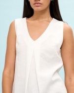 BLOUSE LINEN SLEEVELESS - Image 4