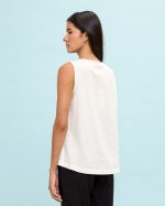 BLOUSE LINEN SLEEVELESS - Image 5