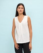 BLOUSE LINEN SLEEVELESS - Image 6