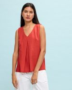 BLOUSE LINEN SLEEVELESS - Image 8