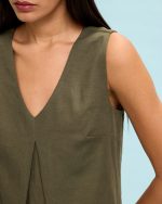 BLOUSE LINEN SLEEVELESS - Image 15