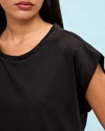 BLOUSE COTTON ROUND NECK - Image 3