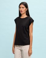 BLOUSE COTTON ROUND NECK - Image 4