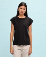 BLOUSE COTTON ROUND NECK - Image 6