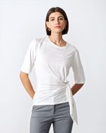 BLOUSE LYCRA ROUND NECK - Image 8