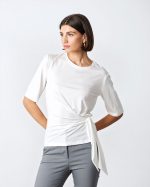 BLOUSE LYCRA ROUND NECK - Image 9