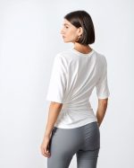 BLOUSE LYCRA ROUND NECK - Image 11