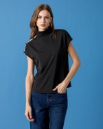 BLOUSE LYCRA SHORT SLEEVE - Image 2