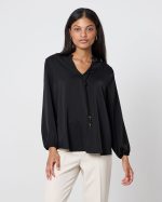 BLOUSE CREPE V NECK - Image 5
