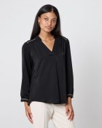 BLOUSE CREPE LONG SLEEVE - Image 3