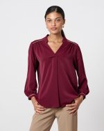 BLOUSE CREPE LONG SLEEVE - Image 8