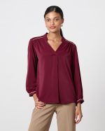 BLOUSE CREPE LONG SLEEVE - Image 9