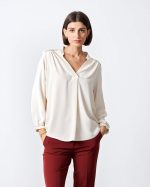 BLOUSE CREPE LONG SLEEVE - Image 14