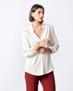 BLOUSE CREPE LONG SLEEVE - Image 17