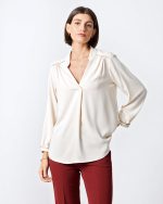 BLOUSE CREPE LONG SLEEVE - Image 19