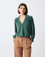 BLOUSE CREPE LONG SLEEVE - Image 20