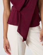 BLOUSE MOCK DRAPEP NECK - Image 4