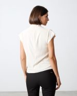 BLOUSE MOCK DRAPEP NECK - Image 14